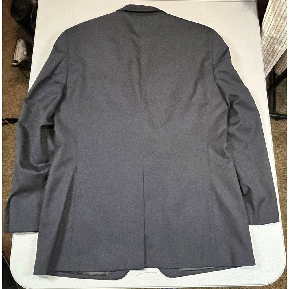 Ralph Ralph Lauren 100% Wool Blazer Sports Coat Jacket Two-Button Blue Mens 40R